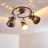 NANLIA Ceiling light grey, silver, 3-light sources