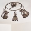 NANLIA Ceiling light grey, silver, 3-light sources