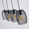 Conewago Pendant Light black, 4-light sources