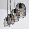 Conewago Pendant Light black, 4-light sources