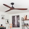 Follseland ceiling fan brown, Wood like finish, black