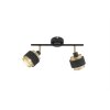 Wofi GROVE Ceiling Light black, 2-light sources