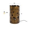 Favsing table lamp bronze, 1-light source