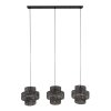 Reimonde pendant light brown, black, 3-light sources