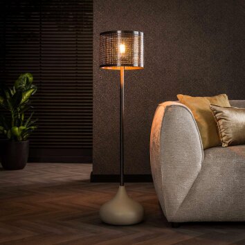 Lilleballe floor lamp cream, grey, 1-light source