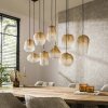 Escusa pendant light anthracite, 9-light sources