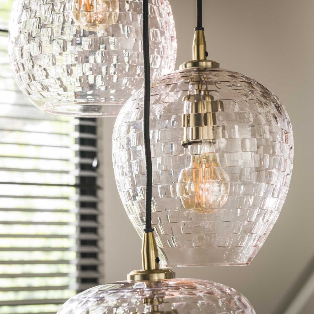 Escusa pendant light anthracite, 5-light sources