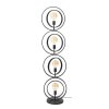 Mirandola floor lamp anthracite, 4-light sources