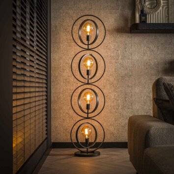 Mirandola floor lamp anthracite, 4-light sources