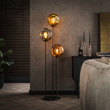 Stellar floor lamp anthracite, 3-light sources