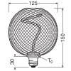 Osram lights E27 3.5 Watt warm-white dimmable 130 Lumen