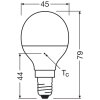 Osram lights E14 4.9 Watt warm-white 470 Lumen