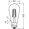 Osram lights E27 2.2 Watt warm-white 470 Lumen