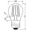 Osram lights E27 1.2 Watt warm-white 255 Lumen