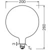 Osram lights E27 7.3 Watt warm-white dimmable 806 Lumen