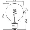 Osram lights E27 3.4 Watt warm-white 470 Lumen