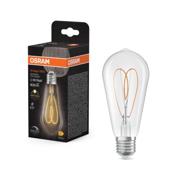 Osram lights E27 7.2 Watt warm-white dimmable 806 Lumen