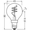 Osram lights E14 4.6 Watt warm-white dimmable 470 Lumen