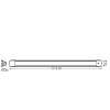 Ledvance Lights LINE wall and ceiling light LED white, 1-light source