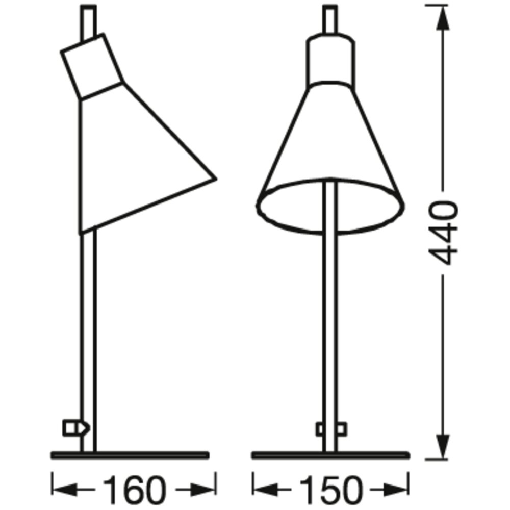Ledvance Lights DECOR wall and ceiling light LED black, 1-light source