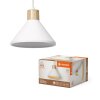 Ledvance Lights DECOR wall and ceiling light Wood like finish, white, 1-light source