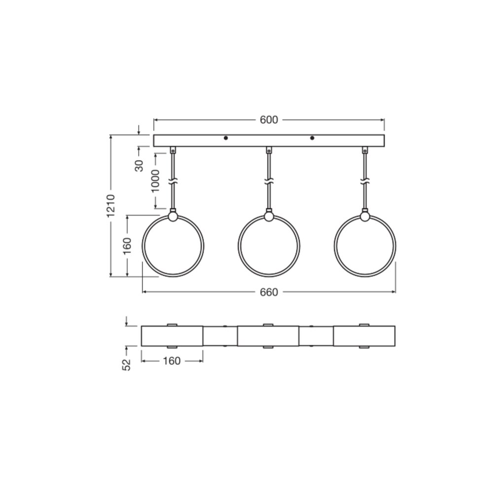 Ledvance Lights DECOR wall and ceiling light LED black, 1-light source