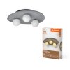 Ledvance Lights DECOR wall and ceiling light grey, 3-light sources