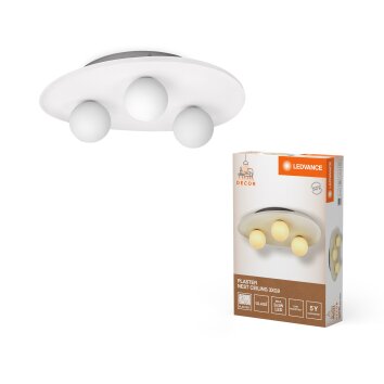 Ledvance Lights DECOR wall and ceiling light white, 3-light sources