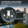 Ledvance Lights ENDURA outdoor wall light black, 1-light source