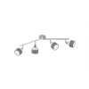 Wofi-Leuchten NAPLES Ceiling Light chrome, 4-light sources