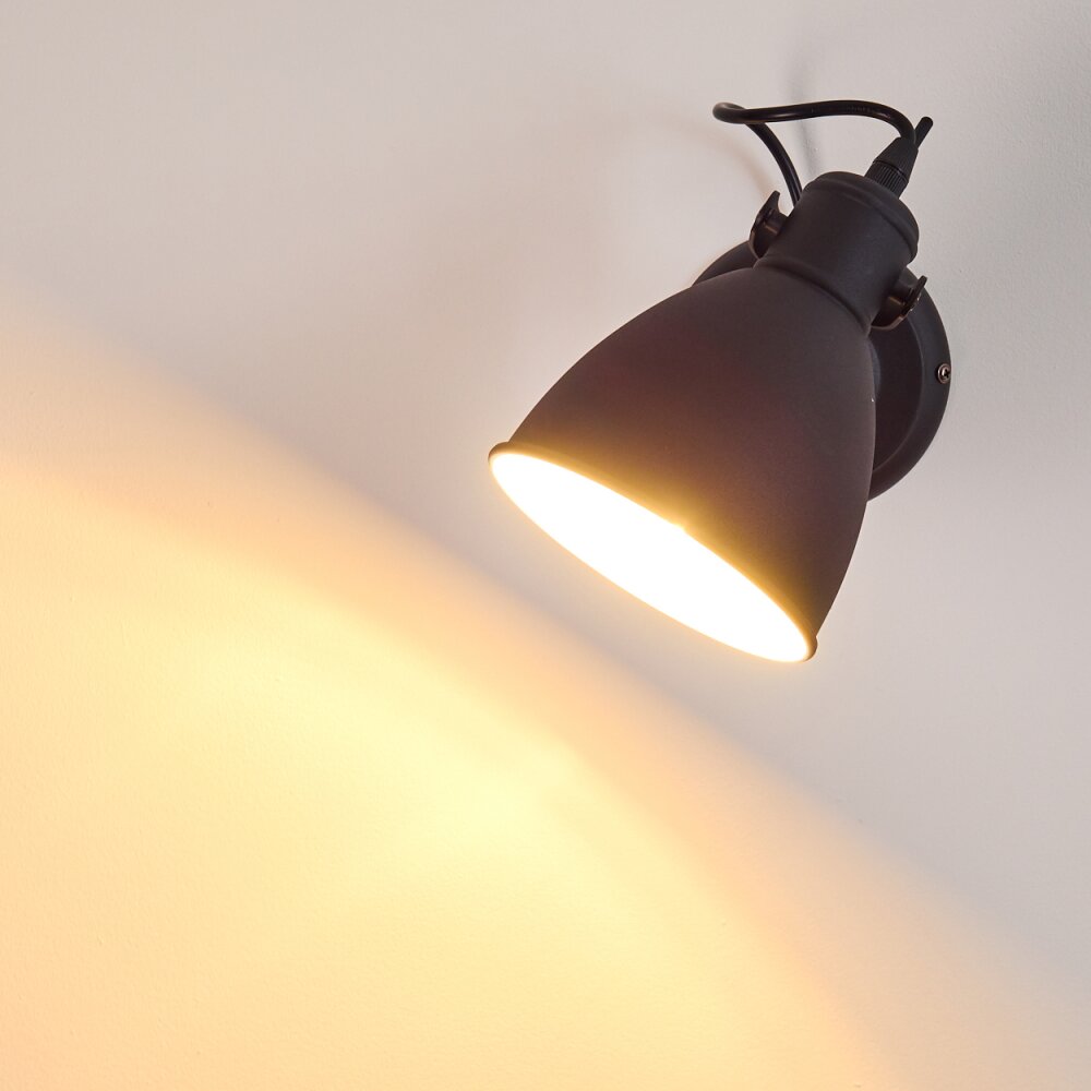 TIMOLA Wall Light black, 27-light sources