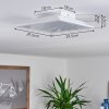 CAMBOTE Ceiling Light LED white, 1-light source, Remote control