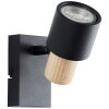 Brilliant lights Pini Wall spotlight black, 1-light source