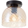 Brilliant lights Casto ceiling light black, 1-light source