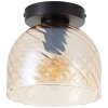 Brilliant lights Casto ceiling light black, 1-light source