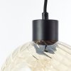 Brilliant lights Casto pendant light black, 3-light sources