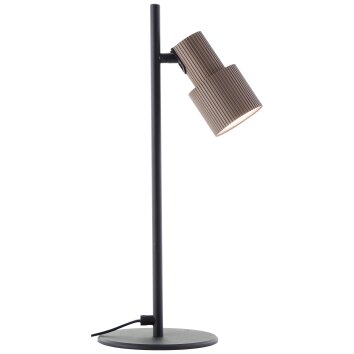 Brilliant lights Cadiz table lamp black, 1-light source