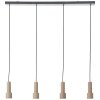 Brilliant lights Cadiz pendant light black, 4-light sources