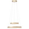 Brilliant lights Aurora pendant light LED gold, 1-light source, Remote control