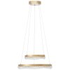 Brilliant lights Aurora pendant light LED gold, 1-light source, Remote control