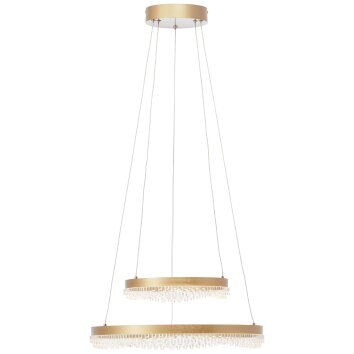 Brilliant lights Aurora pendant light LED gold, 1-light source, Remote control