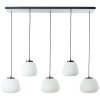 Brilliant lights Kaizen pendant light black, 5-light sources