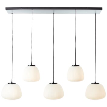 Brilliant lights Kaizen pendant light black, 5-light sources