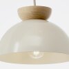 Brilliant lights Nalam pendant light beige, 5-light sources