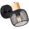 Brilliant lights Giada Wall spotlight black, 1-light source