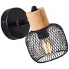 Brilliant lights Giada Wall spotlight black, 1-light source