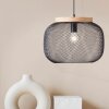 Brilliant lights Giada pendant light black, 1-light source