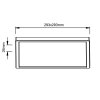 Brilliant lights Milton Panel LED white, 1-light source