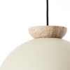 Brilliant lights Nalam pendant light beige, 1-light source