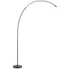 Brilliant lights Bow floor lamp LED black, 1-light source